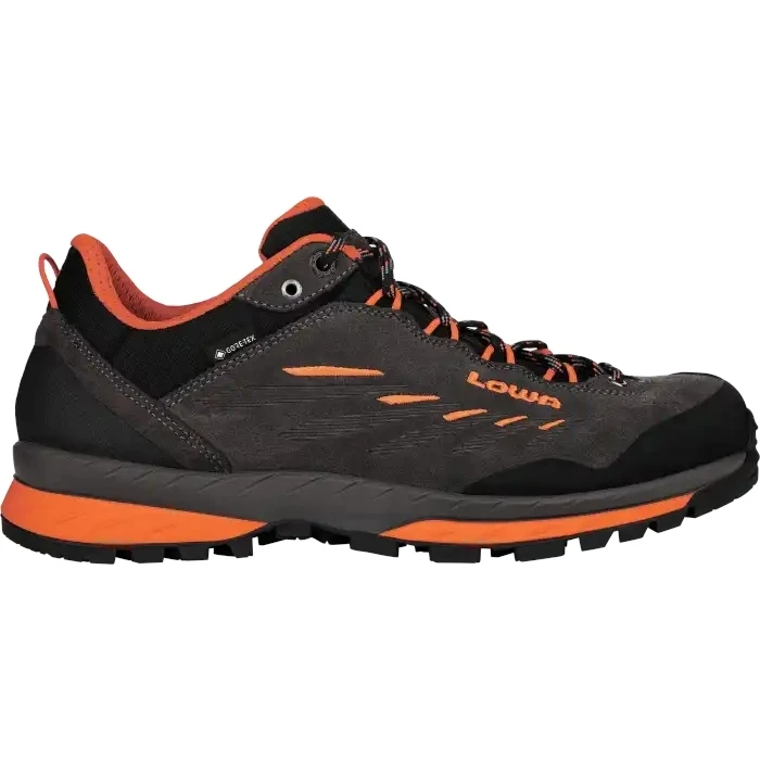 LOWA Chaussures De Trekking Homme - Delago GTX Lo - Anthracite/flame 3 LOWA Chaussures De Trekking Homme - Delago GTX Lo - Anthracite/flame