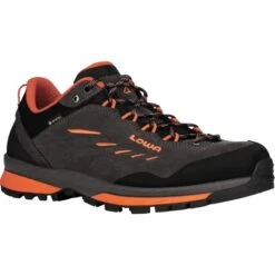 LOWA Chaussures De Trekking Homme - Delago GTX Lo - Anthracite/flame 10 LOWA Chaussures De Trekking Homme - Delago GTX Lo - Anthracite/flame -Lowa Boutique 210097 7935 delago gtx lo herren trekkingschuhe anthrazit flame 3 1423078