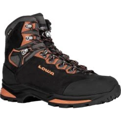 LOWA Chaussures De Trekking Homme - Camino Evo GTX - Noir/orange -Lowa Boutique 210627 0920 camino evo gtx herren trekkingschuhe schwarz orange 3 1422838