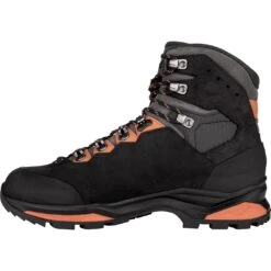 LOWA Chaussures De Trekking Homme - Camino Evo GTX Wide - Noir/orange -Lowa Boutique 210627 0920 camino evo gtx wide trekkingschuhe black orange 3 1217949