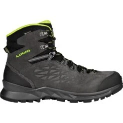 LOWA Chaussures De Trekking Homme - Explorer II GTX Mid - Anthracite/lime