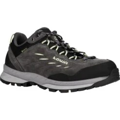 LOWA Chaussures De Trekking Femme - Delago GTX Lo - Anthracite/mint -Lowa Boutique 220093 9752 delago gtx lo damen trekkingschuhe anthrazit mint 3 1423264