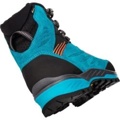 LOWA Chaussures Randonnée Femme - Cadin II GTX Mid - Turquoise/mandarin -Lowa Boutique 220095 6915 cadin ii gtx mid ws damen wanderschuhe tuerkis mandarine 5 1257881