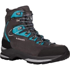 LOWA Chaussures De Trekking Femme - Mauria Evo GTX - Anthracite/turquoise -Lowa Boutique 220721 9768 mauria evo gtx ws damen trekkingschuhe anthracite turquoise 2 1218112