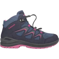 LOWA Chaussures Enfants - Innox Evo GTX QC Junior - Navy/berry (Pointure 26-35)