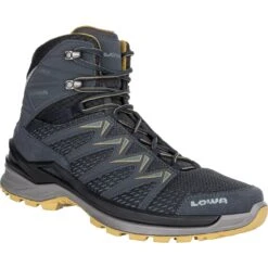 LOWA Chaussures - Innox Pro GTX Mid - Steel Blue/mustard 13 LOWA Chaussures - Innox Pro GTX Mid - Steel Blue/mustard -Lowa Boutique 310703 9785 innox pro gtx mid schuhe stahlblau senf 2 1202262
