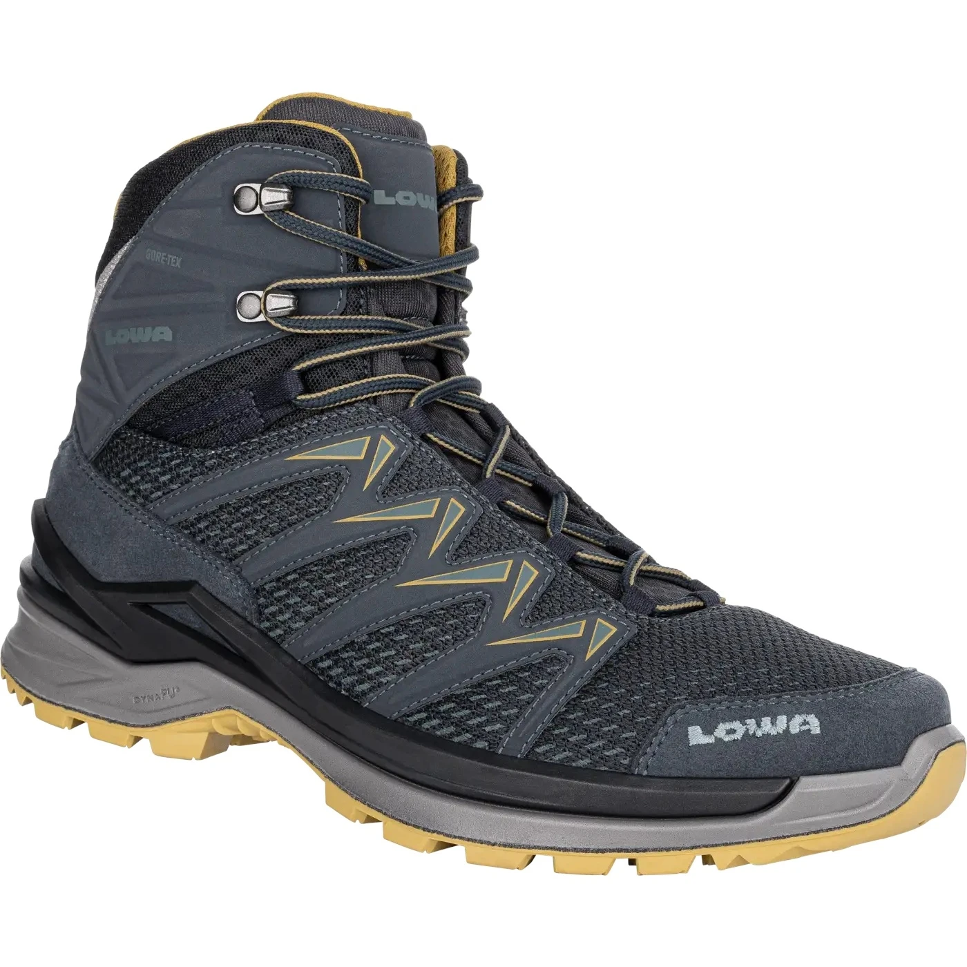 LOWA Chaussures - Innox Pro GTX Mid - Steel Blue/mustard 8 LOWA Chaussures - Innox Pro GTX Mid - Steel Blue/mustard – Image 6
