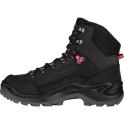 LOWA Chaussures De Randonnée Homme - Renegade GTX Mid - Black/ruby Red -Lowa Boutique 310945 9913 renegade gtx mid herren wanderschuhe schwarz rubinrot 4 1500708