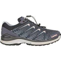 LOWA Chaussures Femme - Maddox GTX Lo - Steel Blue/salmon