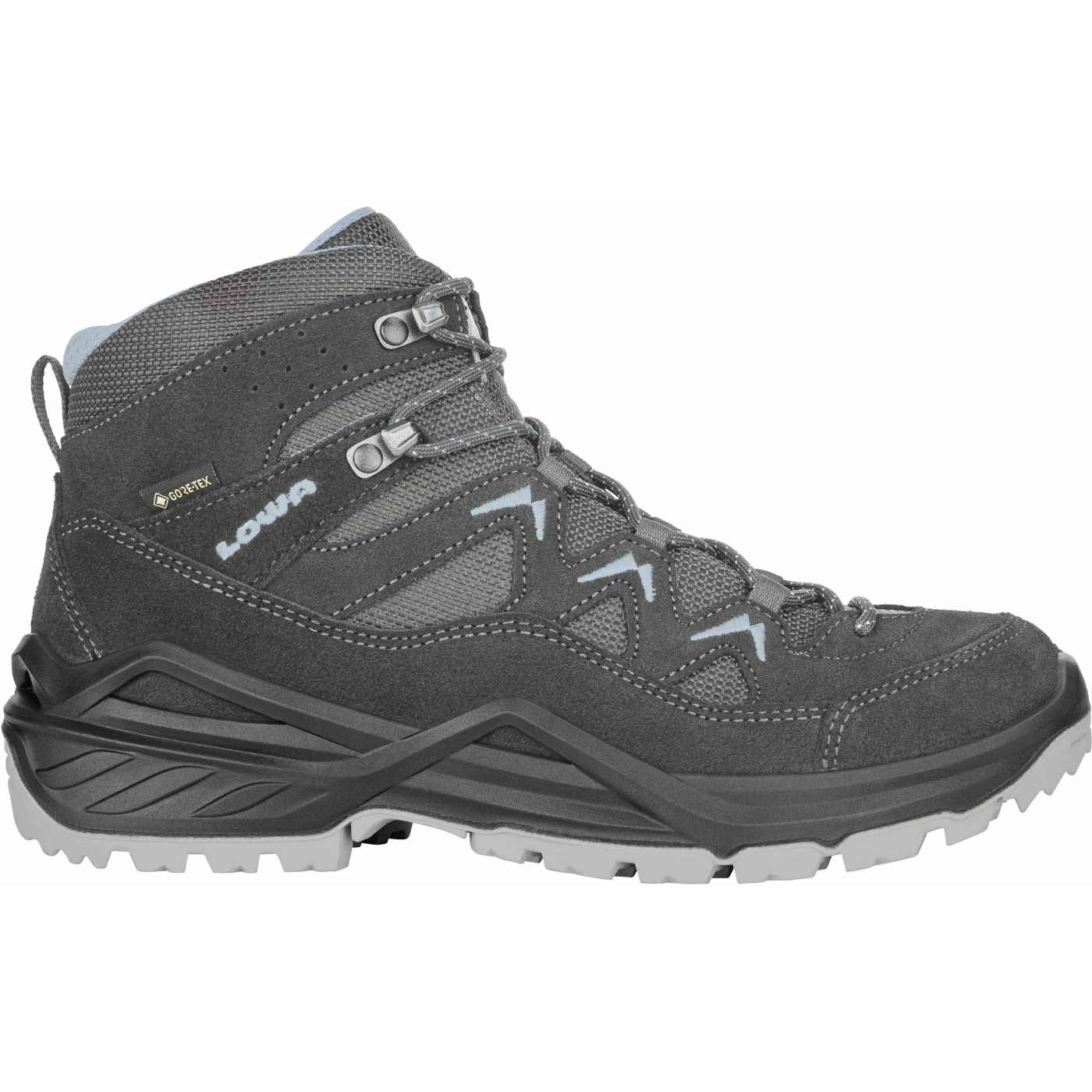 LOWA Chaussures Femme - Sirkos Evo GTX Mid - Anthracite/ice Blue 3 LOWA Chaussures Femme - Sirkos Evo GTX Mid - Anthracite/ice Blue
