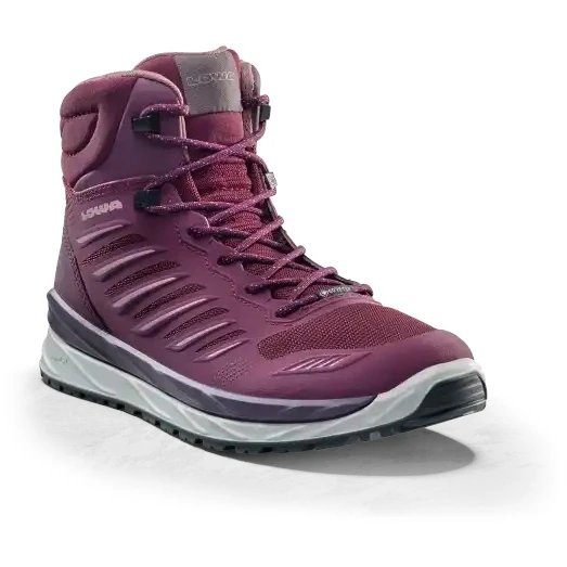 LOWA Chaussures Femme - Axos GTX Mid - Burgundy/rosé 3 LOWA Chaussures Femme - Axos GTX Mid - Burgundy/rosé
