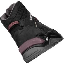 LOWA Chaussures Randonnée Femme - Renegade GTX Mid - Black/prune -Lowa Boutique 320945 3599 renegade gtx mid damen wanderschuhe schwarz pflaume 4 1428022