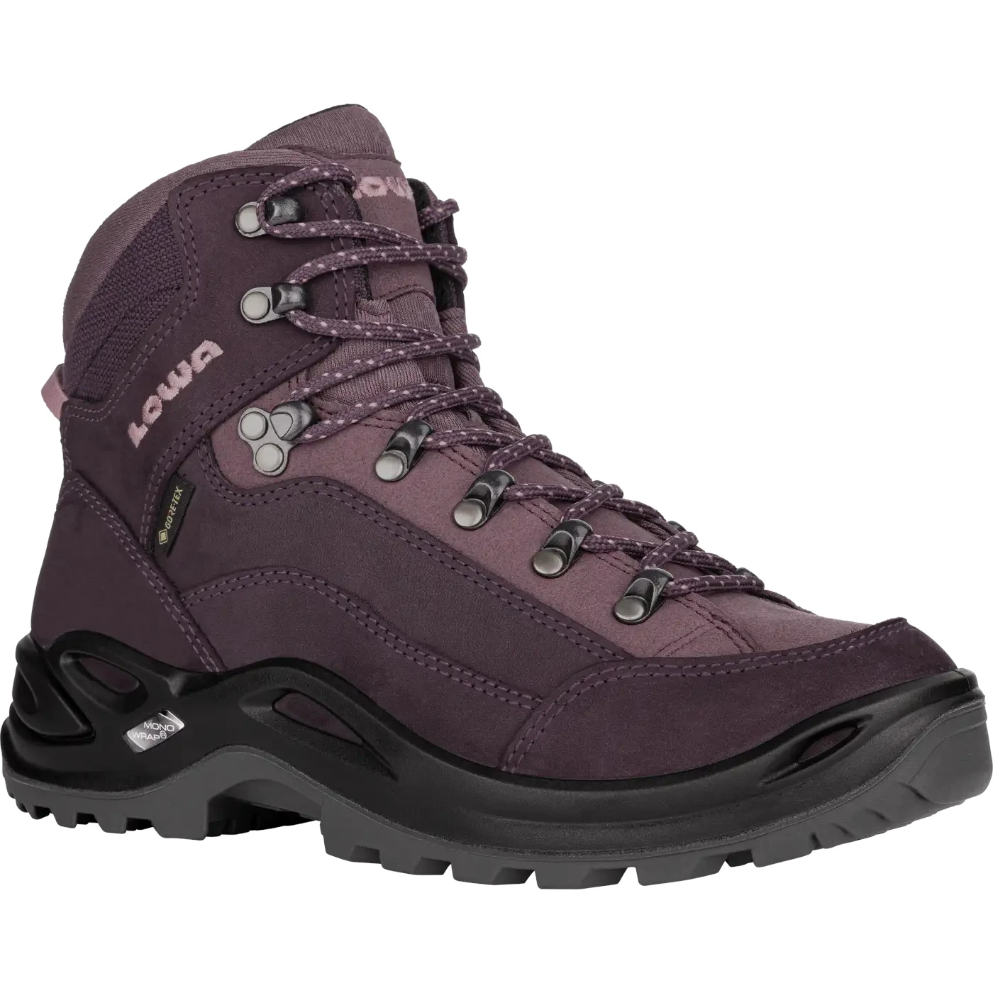 LOWA Chaussures Randonnée Femme - Renegade GTX Mid - Prune/mauve 5 LOWA Chaussures Randonnée Femme - Renegade GTX Mid - Prune/mauve – Image 3