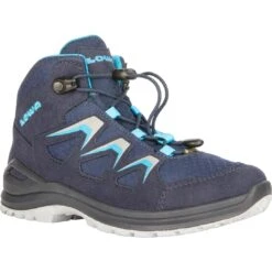 LOWA Chaussures Enfants - Innox Evo GTX QC Junior - Navy/turquoise (Pointure 27-35) -Lowa Boutique 340126 6969 innox evo gtx qc junior kinderschuhe navy turquoise 3 1260702 3
