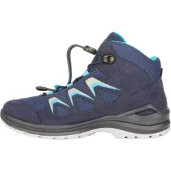 LOWA Chaussures Enfants - Innox Evo GTX QC Junior - Navy/berry (Pointure 26-35) -Lowa Boutique 340126 6969 innox evo gtx qc junior kinderschuhe navy turquoise 4 1260703 1