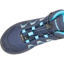 LOWA Chaussures Enfants - Innox Evo GTX QC Junior - Navy/berry (Pointure 26-35) -Lowa Boutique 340126 6969 innox evo gtx qc junior kinderschuhe navy turquoise 6 1260705 1