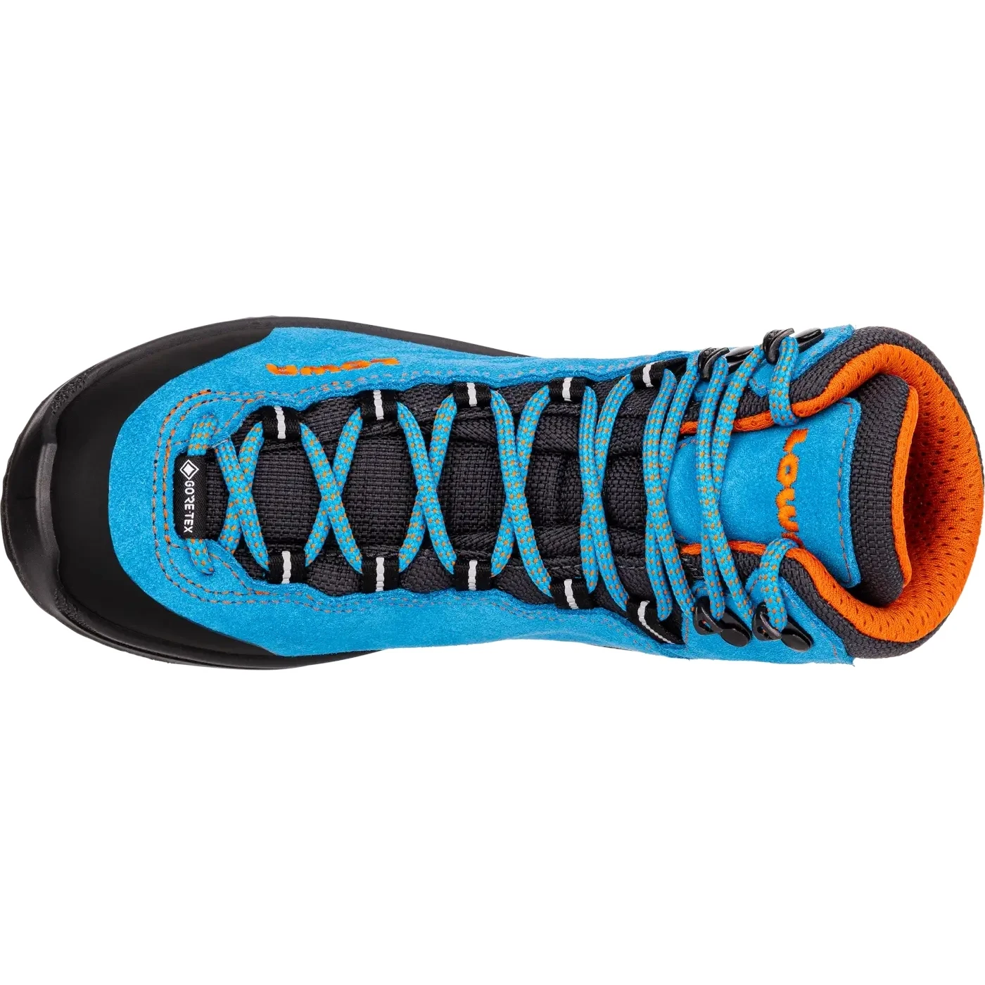 LOWA Chaussures Enfants - Cadin GTX Mid Junior - Turquoise/flame (Pointure 36-40) 8 LOWA Chaussures Enfants - Cadin GTX Mid Junior - Turquoise/flame (Pointure 36-40) – Image 6