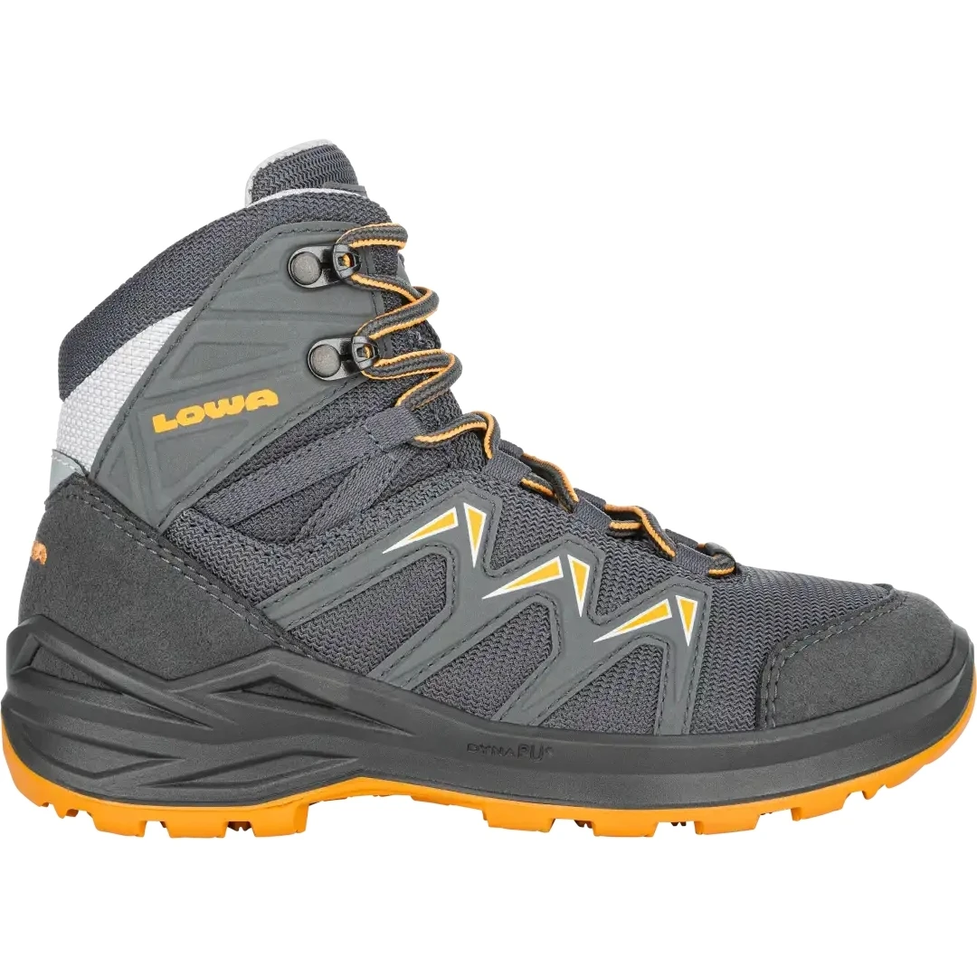 LOWA Chaussures Enfants - Innox Pro GTX Mid Junior - Graphit/mango (Taille 36-39) 3 LOWA Chaussures Enfants - Innox Pro GTX Mid Junior - Graphit/mango (Taille 36-39)