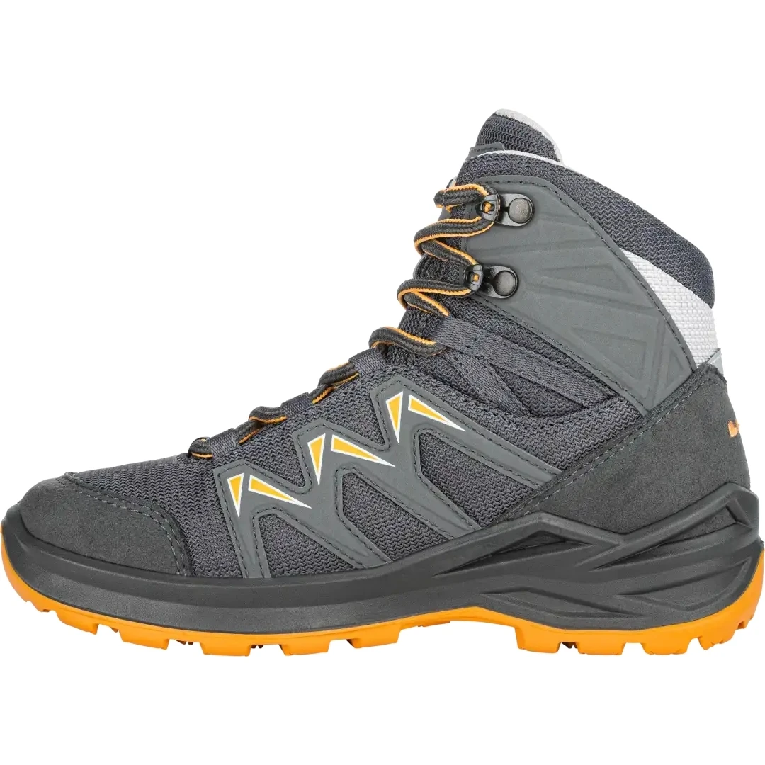 LOWA Chaussures Enfants - Innox Pro GTX Mid Junior - Graphit/mango (Taille 36-39) 6 LOWA Chaussures Enfants - Innox Pro GTX Mid Junior - Graphit/mango (Taille 36-39) – Image 4