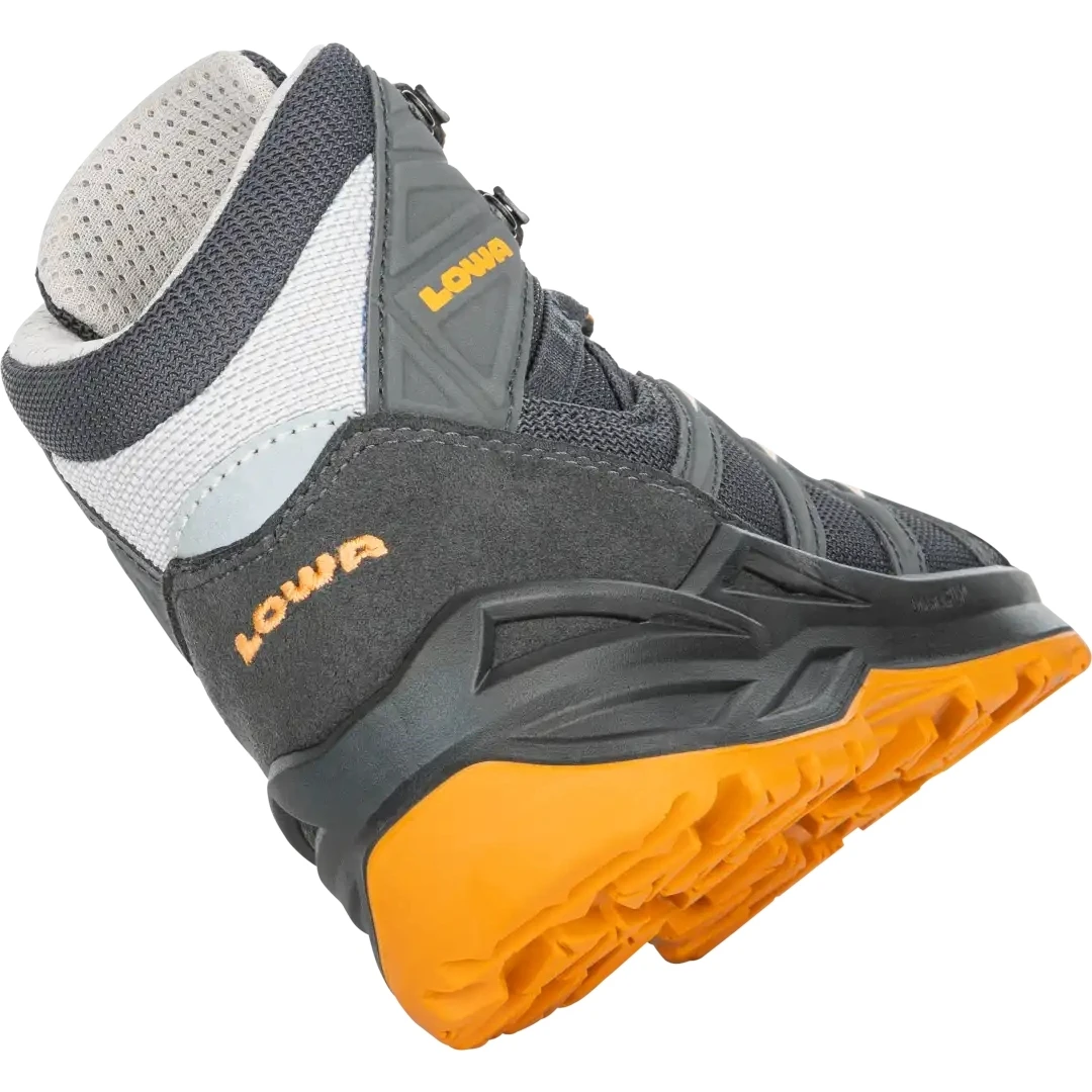 LOWA Chaussures Enfants - Innox Pro GTX Mid Junior - Graphit/mango (Taille 36-39) 7 LOWA Chaussures Enfants - Innox Pro GTX Mid Junior - Graphit/mango (Taille 36-39) – Image 5