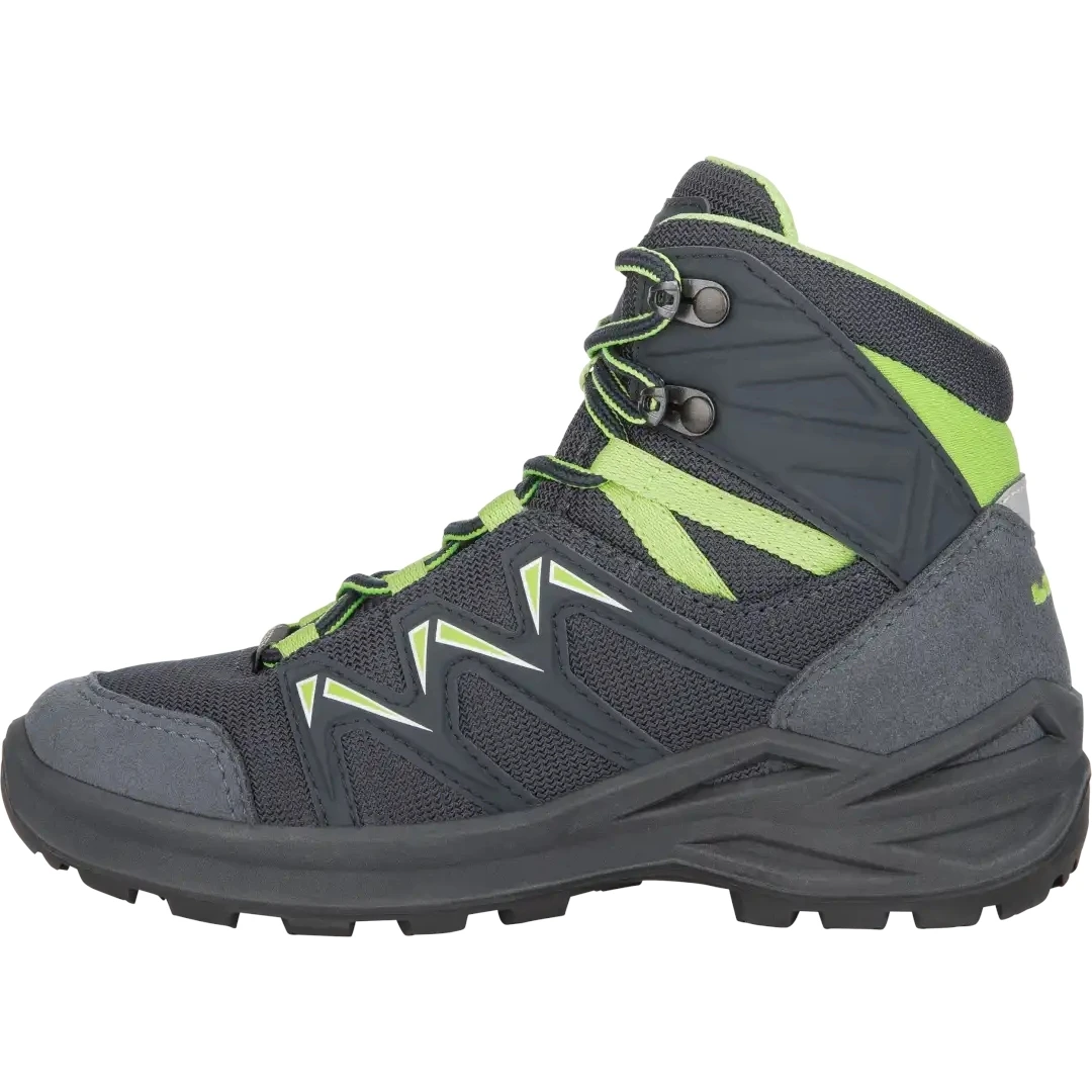 LOWA Chaussures Enfants - Innox Pro GTX Mid Junior - Steel Blue/lime (Taille 30-35) 6 LOWA Chaussures Enfants - Innox Pro GTX Mid Junior - Steel Blue/lime (Taille 30-35) – Image 4