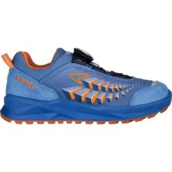 LOWA Chaussures Enfant - Ferrox GTX Lo Junior - Blue/orange (Pointure 30-35) - 2023
