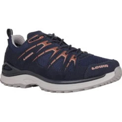 LOWA Chaussures Femme - Innox Evo GTX Lo - Navy/redwood