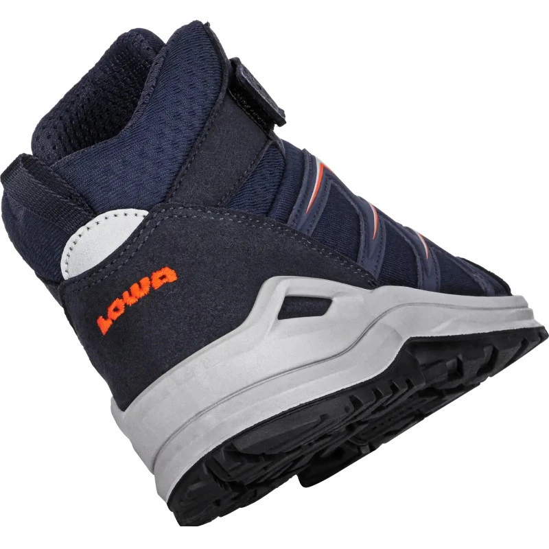 LOWA Chaussures Enfants - Maddox GTX Mid Junior - Navy/flame (Pointure 36-38) 7 LOWA Chaussures Enfants - Maddox GTX Mid Junior - Navy/flame (Pointure 36-38) – Image 5