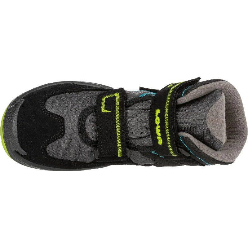 LOWA Chaussures Enfant - Milo GTX Mid - Noir/turquoise (Pointure 25-35) 7 LOWA Chaussures Enfant - Milo GTX Mid - Noir/turquoise (Pointure 25-35) – Image 5