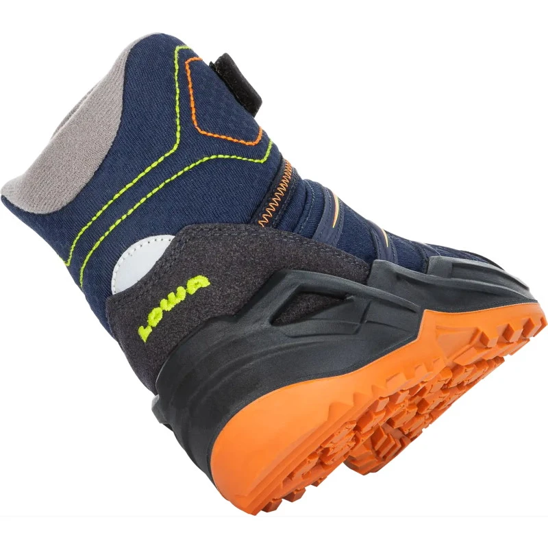 LOWA Chaussures Enfant - Maddox Warm GTX Mid Junior - Marine/orange (pointure 25-35) 4 LOWA Chaussures Enfant - Maddox Warm GTX Mid Junior - Marine/orange (pointure 25-35) – Image 2