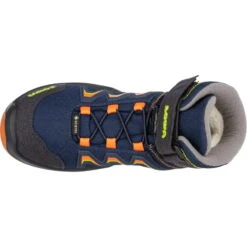 LOWA Chaussures Enfant - Maddox Warm GTX Mid Junior - Bleu Marine/rose (pointure 36-40) -Lowa Boutique lowa 640781 6910 maddox warm gtx mid navy orange e 1541003 2