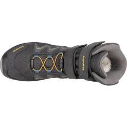 LOWA Chaussures Enfant - Maddox Warm GTX Hi Junior - Graphite/bleu Acier (Pointure 36-40) -Lowa Boutique lowa 640783 9697 maddox warm gtx hi graphite steelblue e 1543422 1