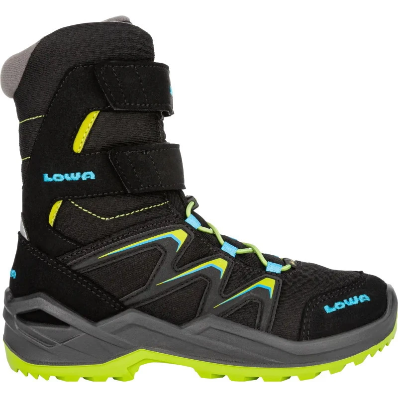 LOWA Chaussures Enfant - Maddox Warm GTX Hi Junior - Noir/lime (Pointure 25-35) 5 LOWA Chaussures Enfant - Maddox Warm GTX Hi Junior - Noir/lime (Pointure 25-35) – Image 3