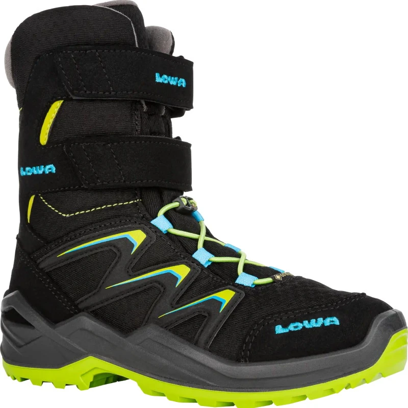 LOWA Chaussures Enfant - Maddox Warm GTX Hi Junior - Noir/lime (Pointure 25-35) 3 LOWA Chaussures Enfant - Maddox Warm GTX Hi Junior - Noir/lime (Pointure 25-35)