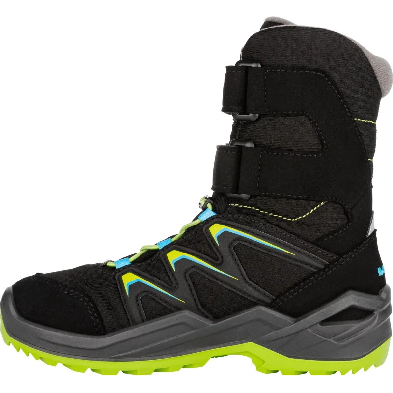 LOWA Chaussures Enfant - Maddox Warm GTX Hi Junior - Noir/lime (Pointure 25-35) 4 LOWA Chaussures Enfant - Maddox Warm GTX Hi Junior - Noir/lime (Pointure 25-35) – Image 2
