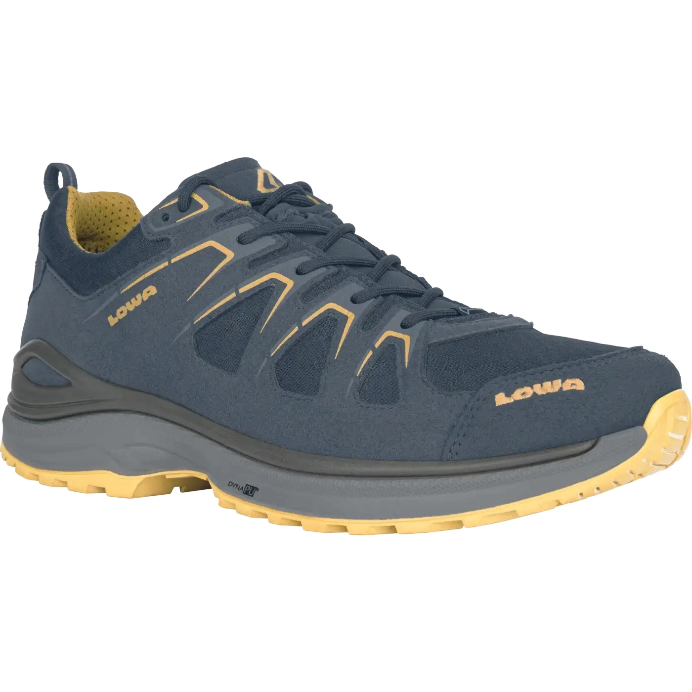 LOWA Chaussures - Innox Evo GTX Lo - Steel Blue/mustard 4 LOWA Chaussures - Innox Evo GTX Lo - Steel Blue/mustard – Image 2