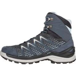 LOWA Chaussures Femme - Innox Pro GTX Mid - Steelblue/salmon -Lowa Boutique lowa innox pro gtx mid ws womens shoe steelblue salmon6 1019059 1