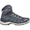 LOWA Chaussures Femme - Innox Pro GTX Mid - Steelblue/salmon -Lowa Boutique lowa innox pro gtx mid ws womens shoe steelblue salmon9 1019061