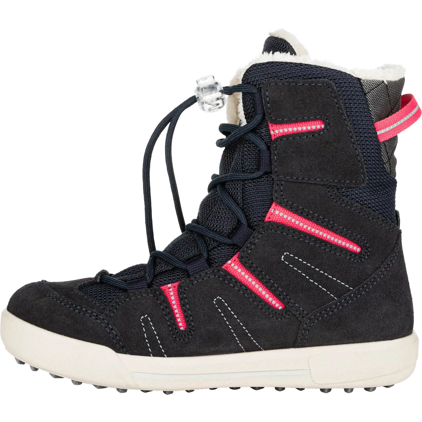 LOWA Lucy GTX Kids Winter Boots (Size 25-35) - Navy/fuchsia 5 LOWA Lucy GTX Kids Winter Boots (Size 25-35) - Navy/fuchsia – Image 3