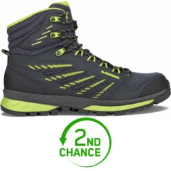 LOWA Chaussures De Trekking Homme - Trek Evo GTX Mid - Navy/lime - Second Choix